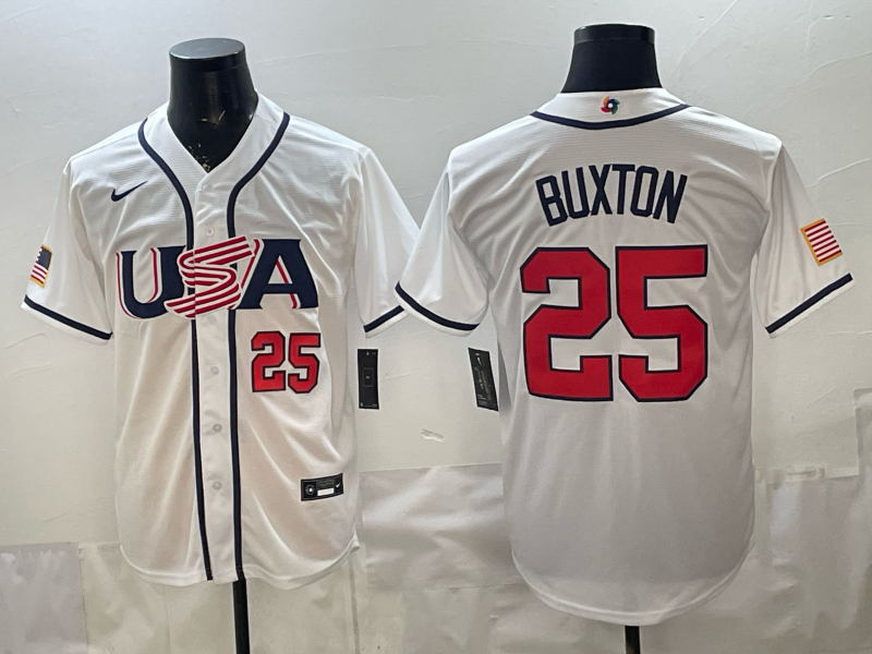 Men 2026 World cup white MLB Nike jersey 00103